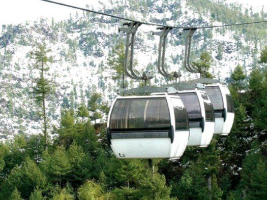 Patriata chair lift and cable car in New Murree
