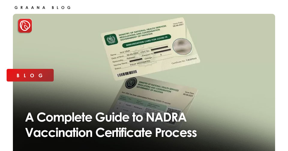 NADRA vaccination certificate process