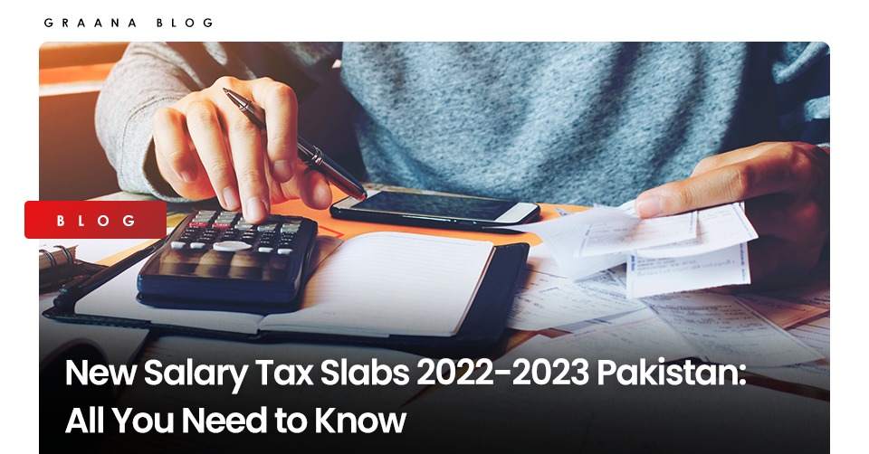 Image of a calculator to represent Salary Tax Slabs 2022-2023 Pakistan