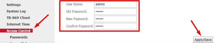 Set a new Password option image