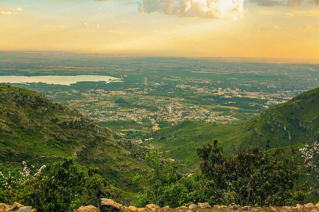 View of Islamabad from Pir Sohawa