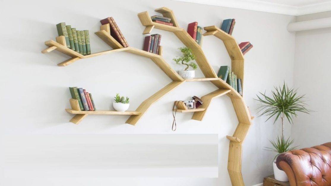 Tree style book shelf 