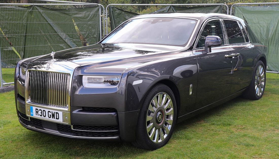 Dark Grey Rolls Royce Phantom