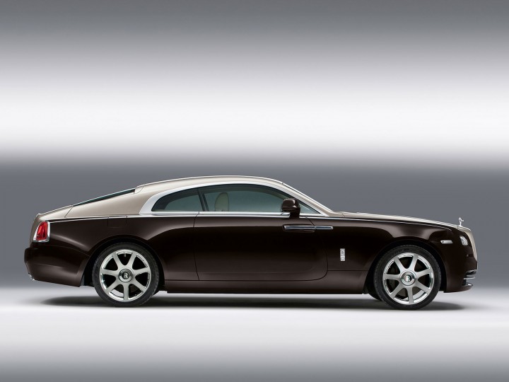 side view of Rolls Royce Wraith